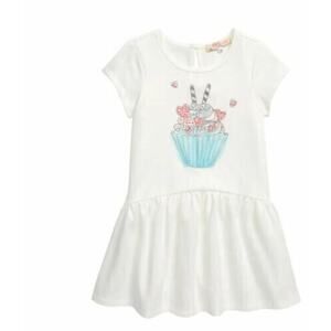 Truly Me Girls Cupcake Embellished Dress White Size 4‎ MSRP $35